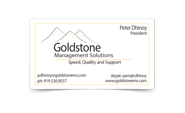 Business Card Goldstone
