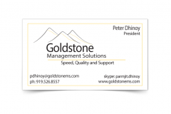 Business Card Goldstone