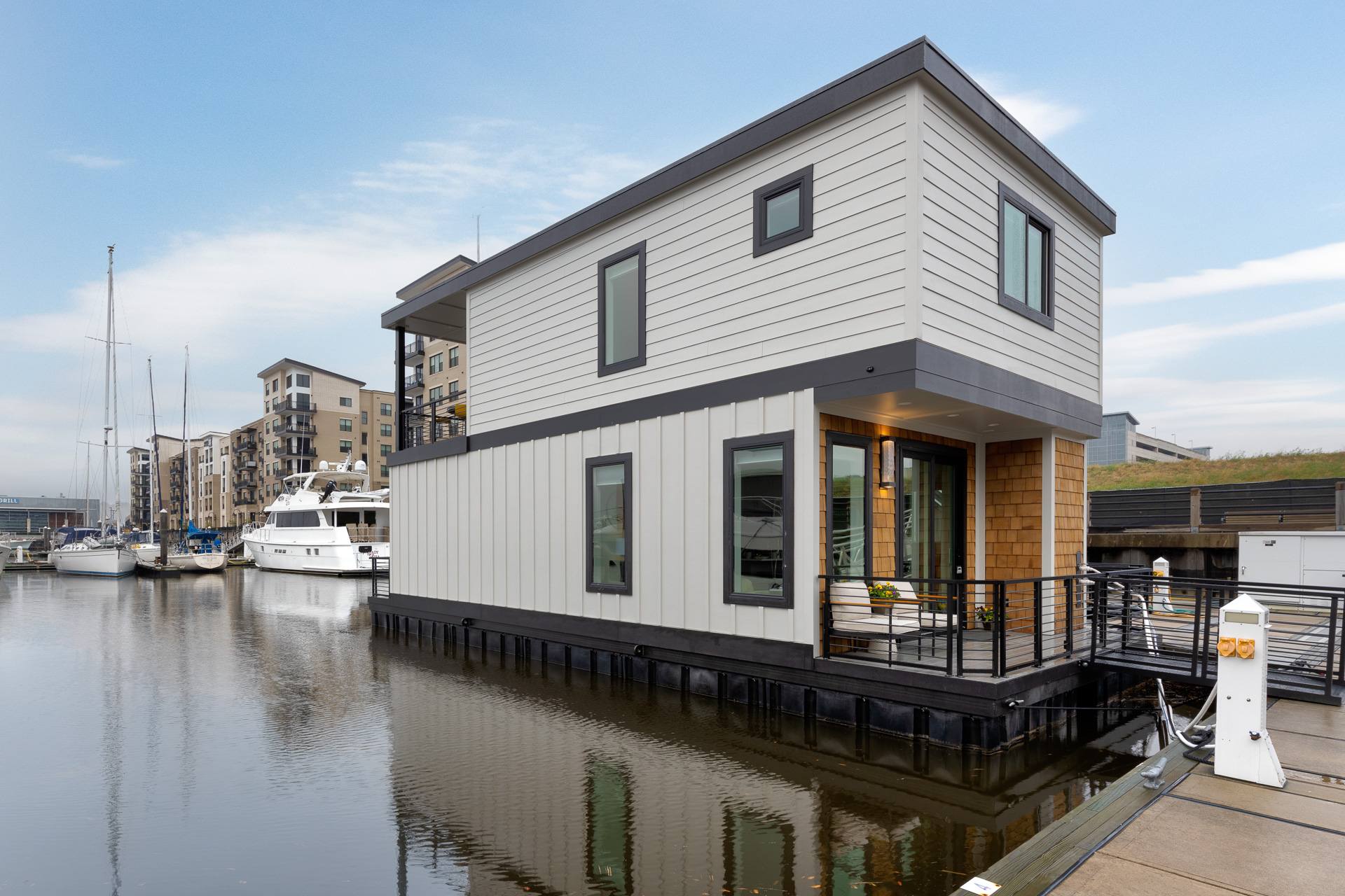 Photographing homes on cloudy days